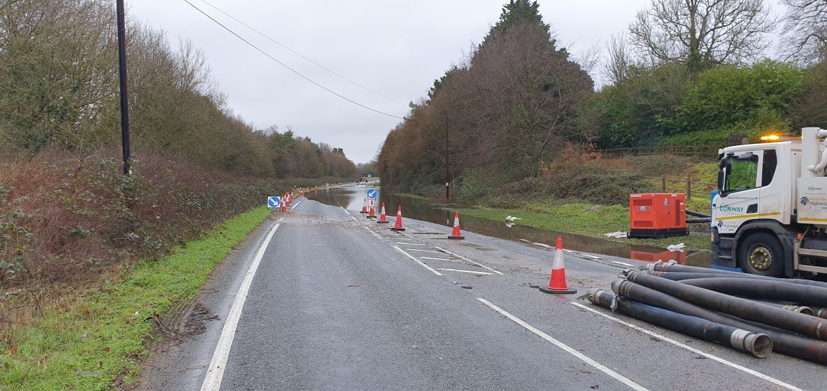 A338 fully reopened at Fordingbridge GHR Salisbury